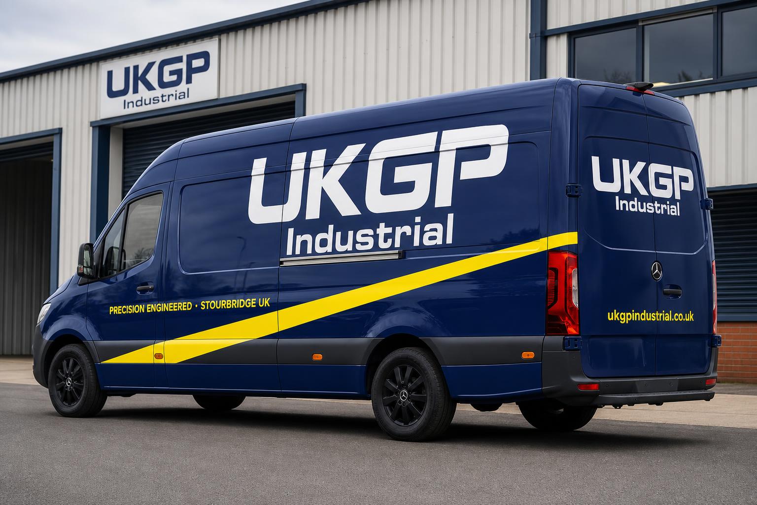 UKGP Industrial branded delivery van — nationwide UK dispatch